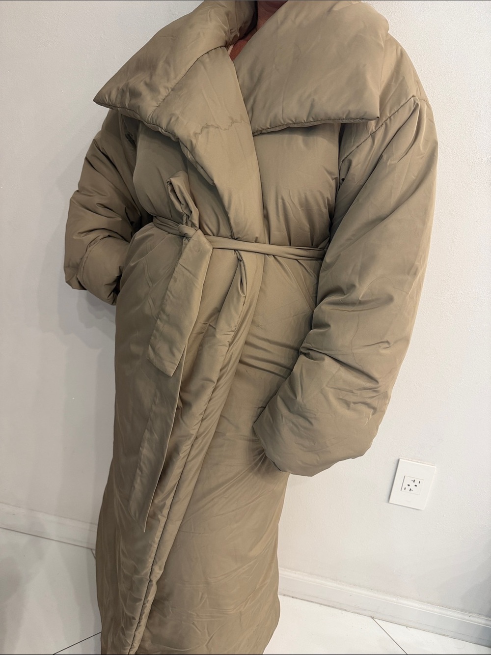 puff blanket coat